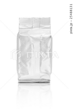 blank packaging foil pouch isolated on white blank packaging foil pouch isolated on white 25488131