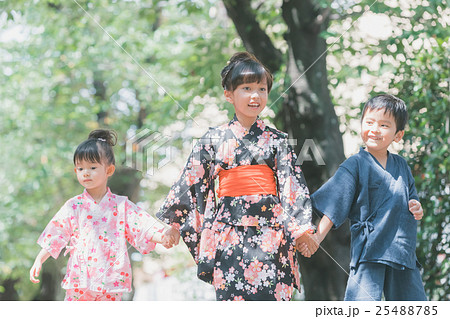 Yukata (an informal cotton kimono) 25488785