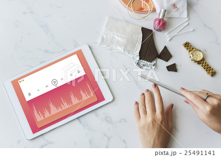 Music Sound Player Entertainment Multimedia Graphic Concept Music Sound Player Entertainment Multimedia Graphic Concept 25491141