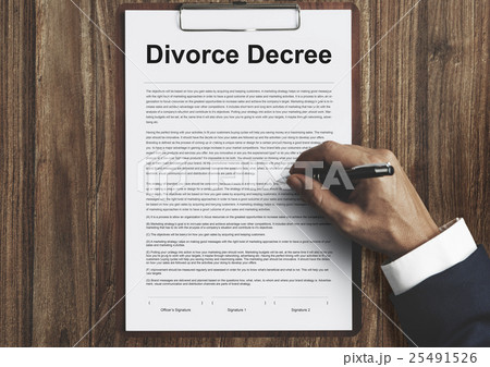 Divorce Agreement Decree Document Break up Concept Divorce Agreement Decree Document Break up Concept 25491526