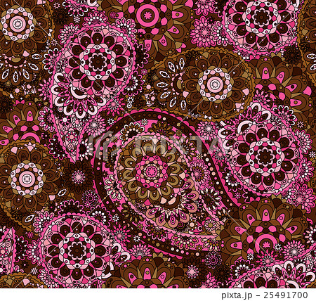 Seamless pattern based on traditional Asian 25491700
