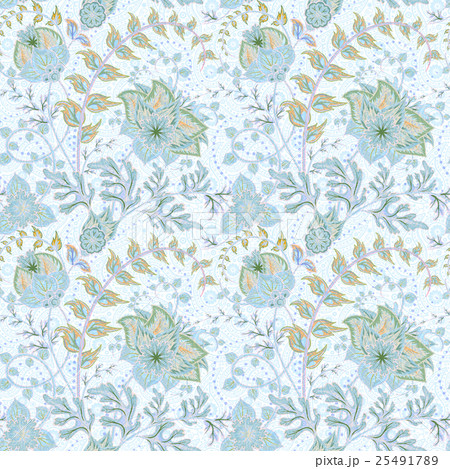 Traditional oriental seamless paisley pattern Traditional oriental seamless paisley pattern 25491789