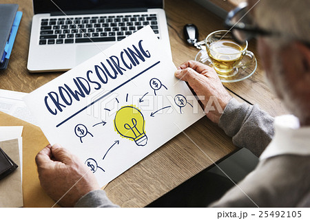 Crowdsourcing Collaboration Content Information Concept Crowdsourcing Collaboration Content Information Concept 25492105