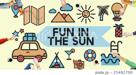 Travel Vacation Sun Fun Enjotment Concept Travel Vacation Sun Fun Enjotment Concept 25492700