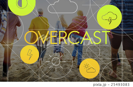 Climate Forecast Overcast Season Temperature Concept Climate Forecast Overcast Season Temperature Concept 25493083