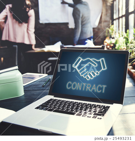 Partnership Agreement Cooperation Collaboartion Concept 25493231