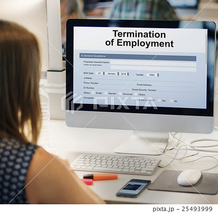 Termination Employment Job Form Concept 25493999