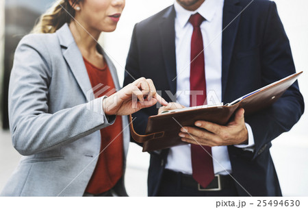 Business People Discussion Teamwork Togetherness Concept 25494630