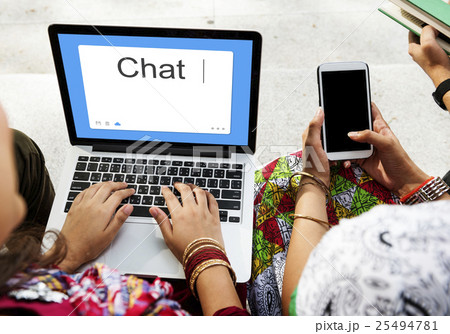 Chat Social Network SMS Communication Concept 25494781