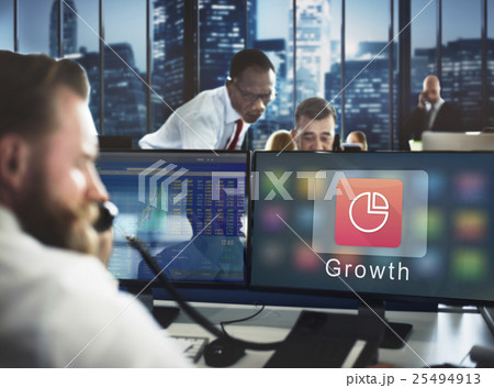 Business Corporation Statistics Pie Chart Concept 25494913