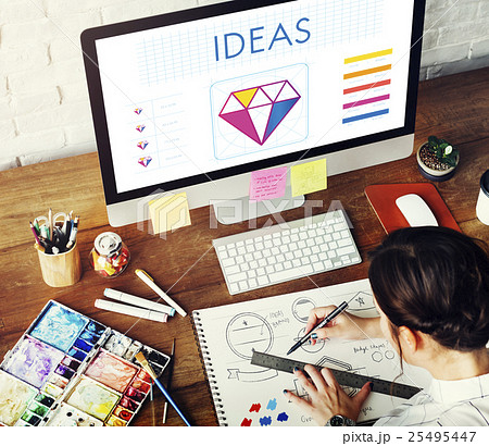 Design Style Graphic Creativity Ideas Illustration Concept 25495447