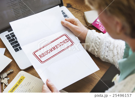 Recommended Offer Refer Satisfaction Suggestion Concept 25496157