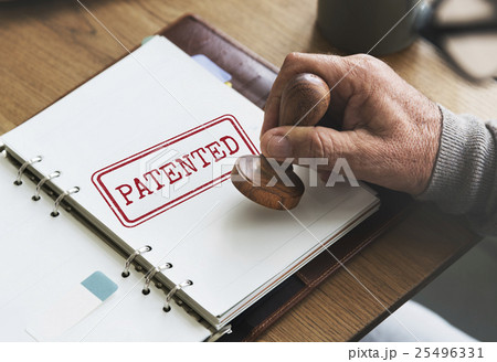 Patented Brand Identity License Product Copyright Concept 25496331