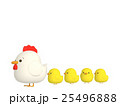 にわとりとひよこの行列 25496888
