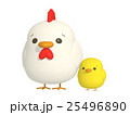 にわとりとひな 25496890