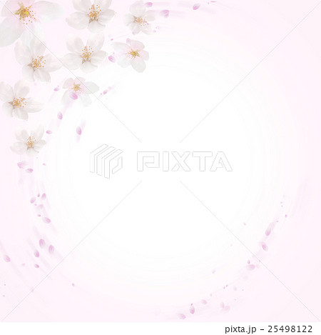 桜の背景 春イメージのイラスト素材