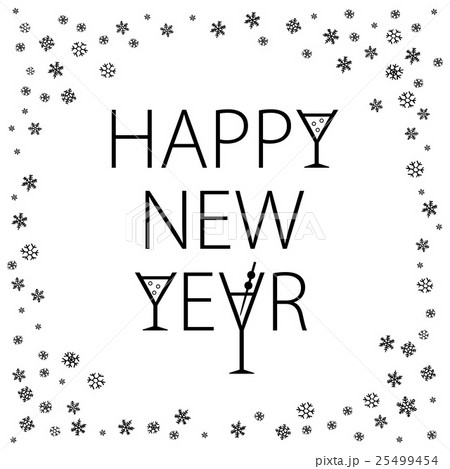 Happy New Year. Holiday Vector Illustration 25499454
