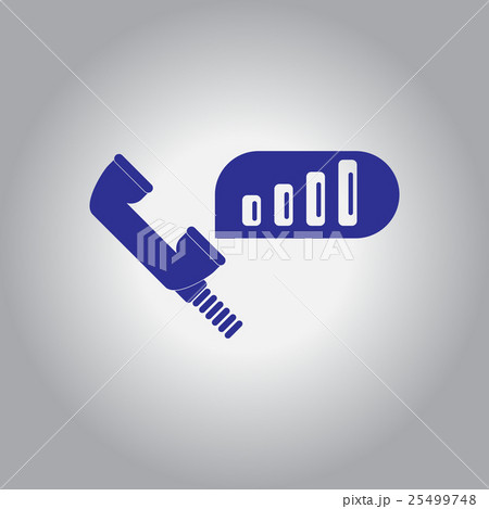 Vector illustration in flat design of column chart Vector illustration in flat design of column chart 25499748