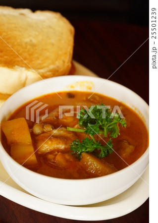 タイのマッサマンカレーとトースト（Massaman curry and Toasted Bread） 25501239