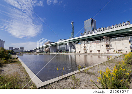 名古屋都市風景 中川区 運河町 堀止船だまり 名古屋都市風景 中川区 運河町 堀止船だまり 25503077