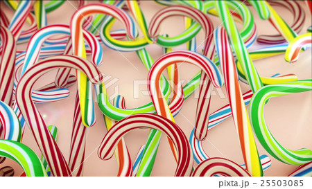 Colorful Christmas Candy Canes Colorful Christmas Candy Canes 25503085