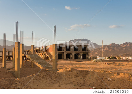 Uncompleted Resort Building, abandoned in Egypt Uncompleted Resort Building, abandoned in Egypt 25505016