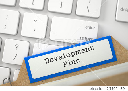 Folder Index with Inscription Development Plan. 3D 25505189