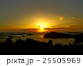 九十九島と夕陽 25505969