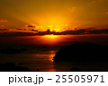 九十九島と夕陽 25505971