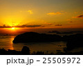 九十九島と夕陽 25505972