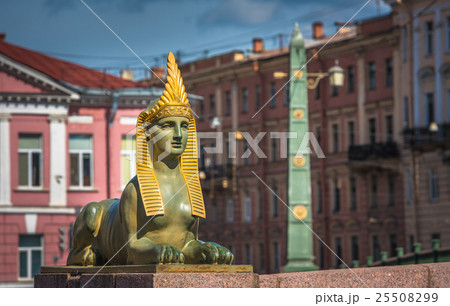 Sphinx of Egyptian bridge, Saint Petersburg 25508299