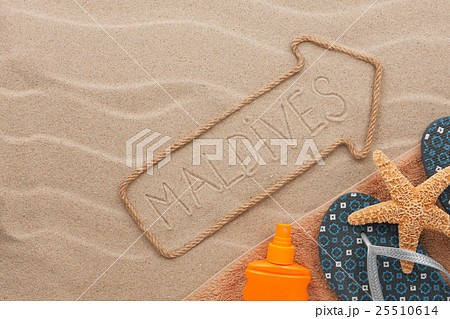 Maldives pointer and beach accessories Maldives pointer and beach accessories 25510614