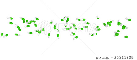 流れる カプセル薬 流れる カプセル薬 25511309