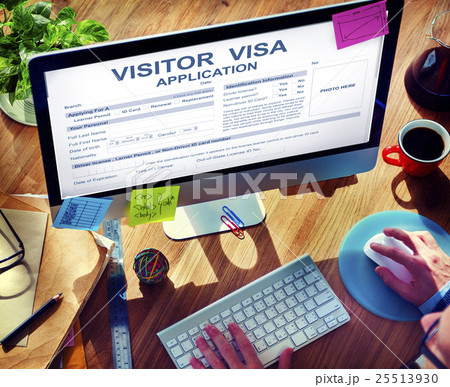 Visitor Visa Application Immigration Concept Visitor Visa Application Immigration Concept 25513930