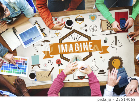 Imagine Creative Thinking Vision Dream Expect Concept 25514068