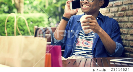 Man Shopping Spending Customer Consumerism Concept Man Shopping Spending Customer Consumerism Concept 25514624