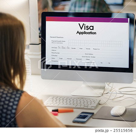 Visa Application Travel Form Concept 25515656