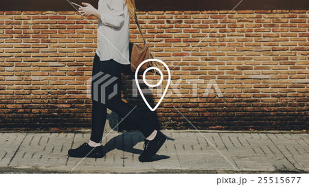 Location Navigation Symbol Graphic Concept 25515677