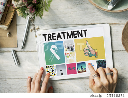 Ribbon Cure Healthcare Treatment Browsing Concept Ribbon Cure Healthcare Treatment Browsing Concept 25516871