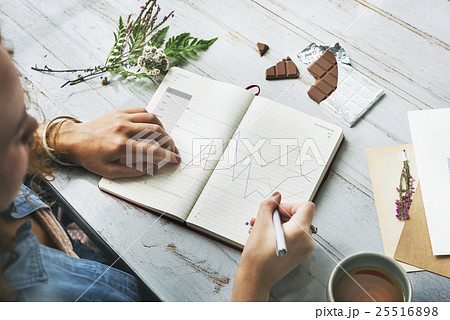 Analysis Information Statistics Report Graphic Concept 25516898