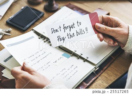 Bills Appointment Checklist To-do Organize Concept 25517265