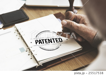 Patented Brand Identity License Product Copyright Concept Patented Brand Identity License Product Copyright Concept 25517538