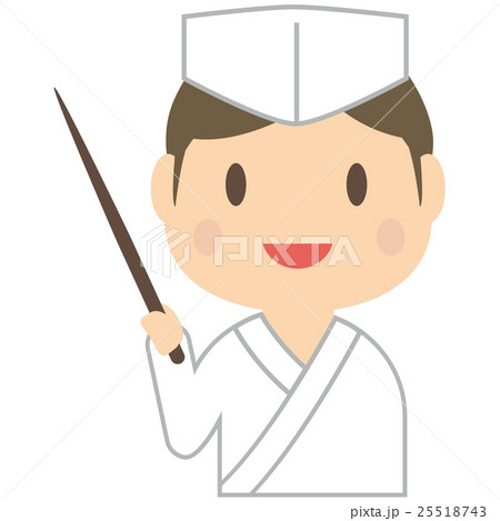 板前さん　日本食の料理人　イケメン男性　説明 25518743