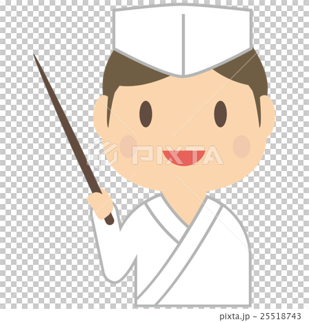 板前さん　日本食の料理人　イケメン男性　説明 25518743