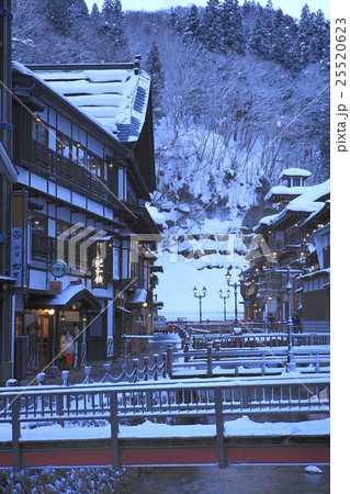 銀山温泉雪景色 銀山温泉雪景色 25520623