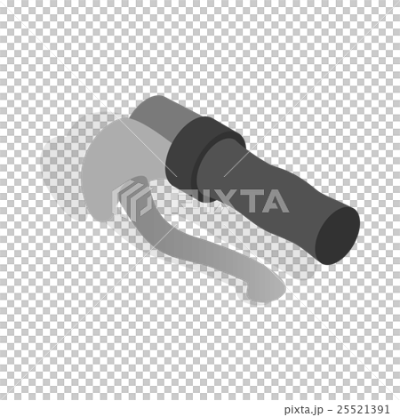 Bicycle brake icon, isometric 3d style 25521391