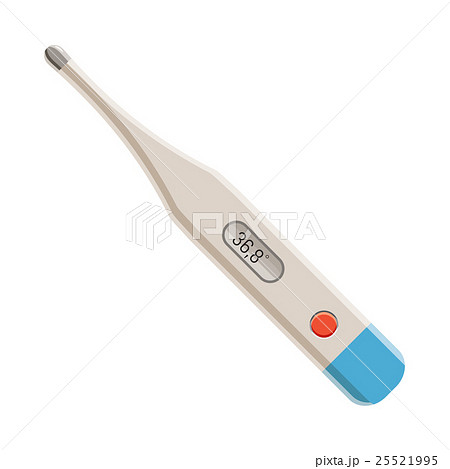 Electronic thermometer icon, cartoon style 25521995