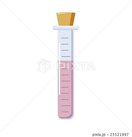 Test tube icon in cartoon style 25521997