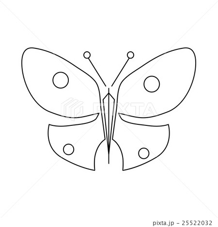 Butterfly icon, outline style 25522032