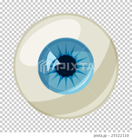 Human eye ball icon, cartoon style Human eye ball icon, cartoon style 25522110